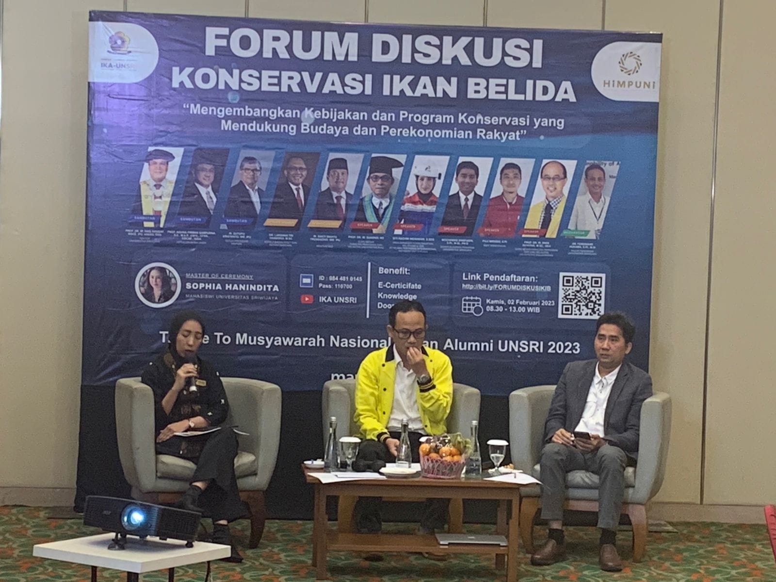 Konservasi Belida IKA Unsri Jadi Road Map Pengembangan Ikan Belida