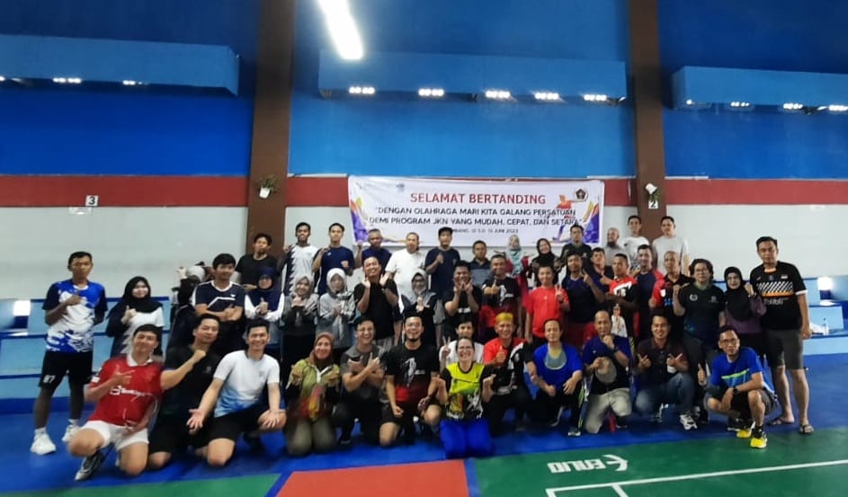 BPJS Kesehatan Gelar Turnamen Bulutangkis Bersama PWI Sumsel
