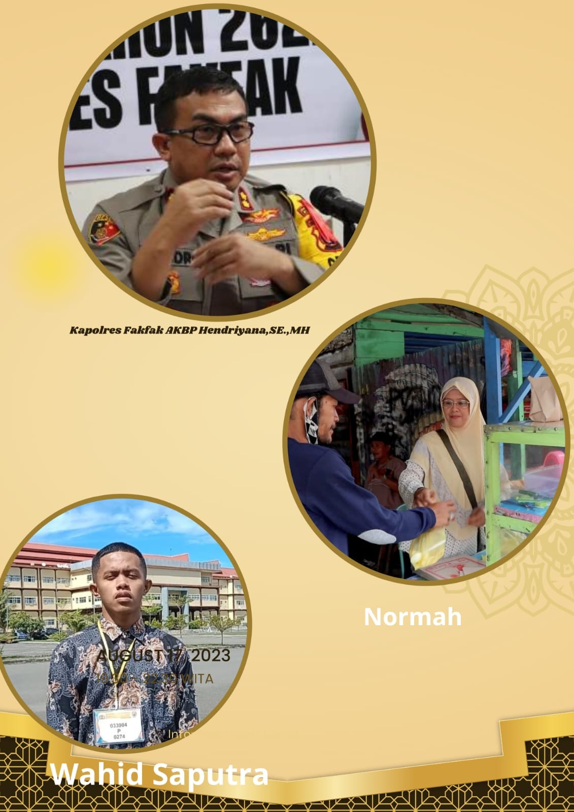 Anak Penjual Nasi Kuning di Fakfak Lulus Seleksi Bintara Polri