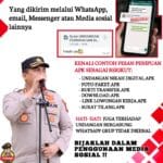 Kapolres Fakfak AKBP Hendriyana, SE, MH, Himbau Masyarakat Waspada Modus Penipuan Online Melalui File APK