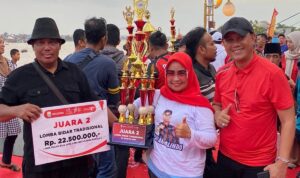 Lampaui Target, Tim Laskar Heri Amalindo Juara II Bidar Tradisional 