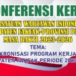 PWI Fakfak Gelar Konferensi Kerja 2023