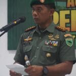Pimpin Acara Laporan Korps Penerimaan Kepala Staf Korem182/Jo, Danrem: Kita Profesional dan Solid