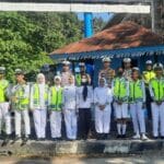 Peringati HPN 2023, Sat Lantas Polres Fakfak, Gelar Hening Cipta Serentak Bersama Masyarakat