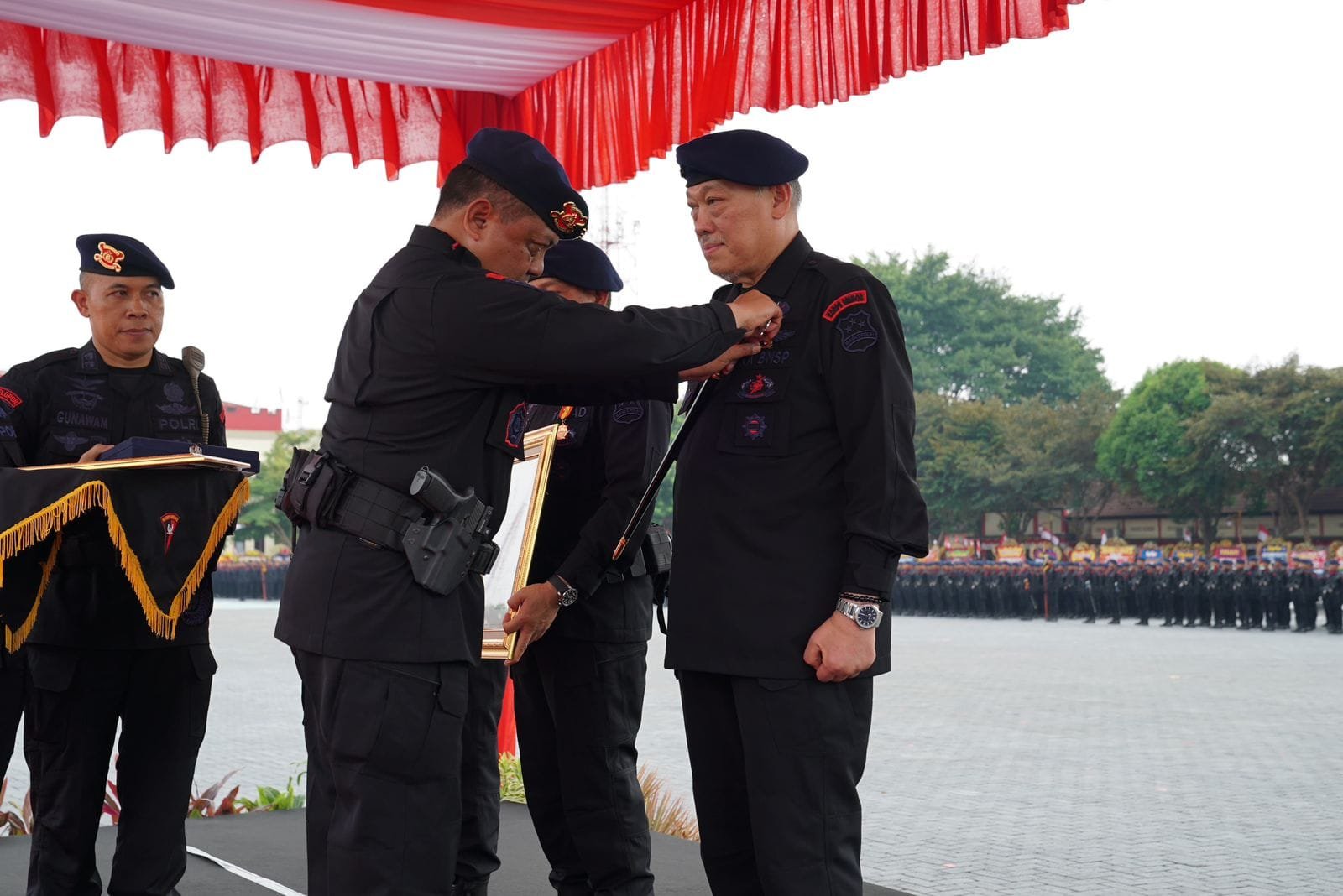 Kunjung Masehat Warga Kehormatan Korps Brimob