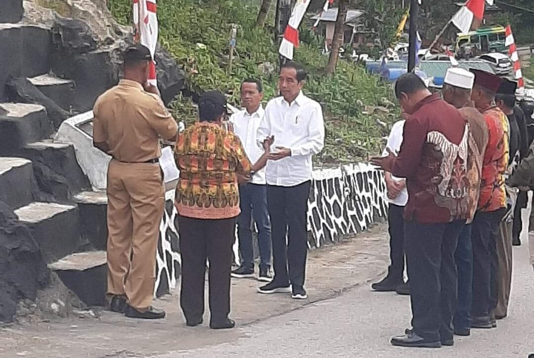 Alhamdulillah! Presiden Joko Widodo Resmikan Tugu Pancasila di Kampung Tanama