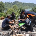 Sat Reskrim Polres Fakfak Gandeng Tim Labfor Polda Papua Olah TKP, Dalami Penyebab Kebakaran SMA N 1 Kokas