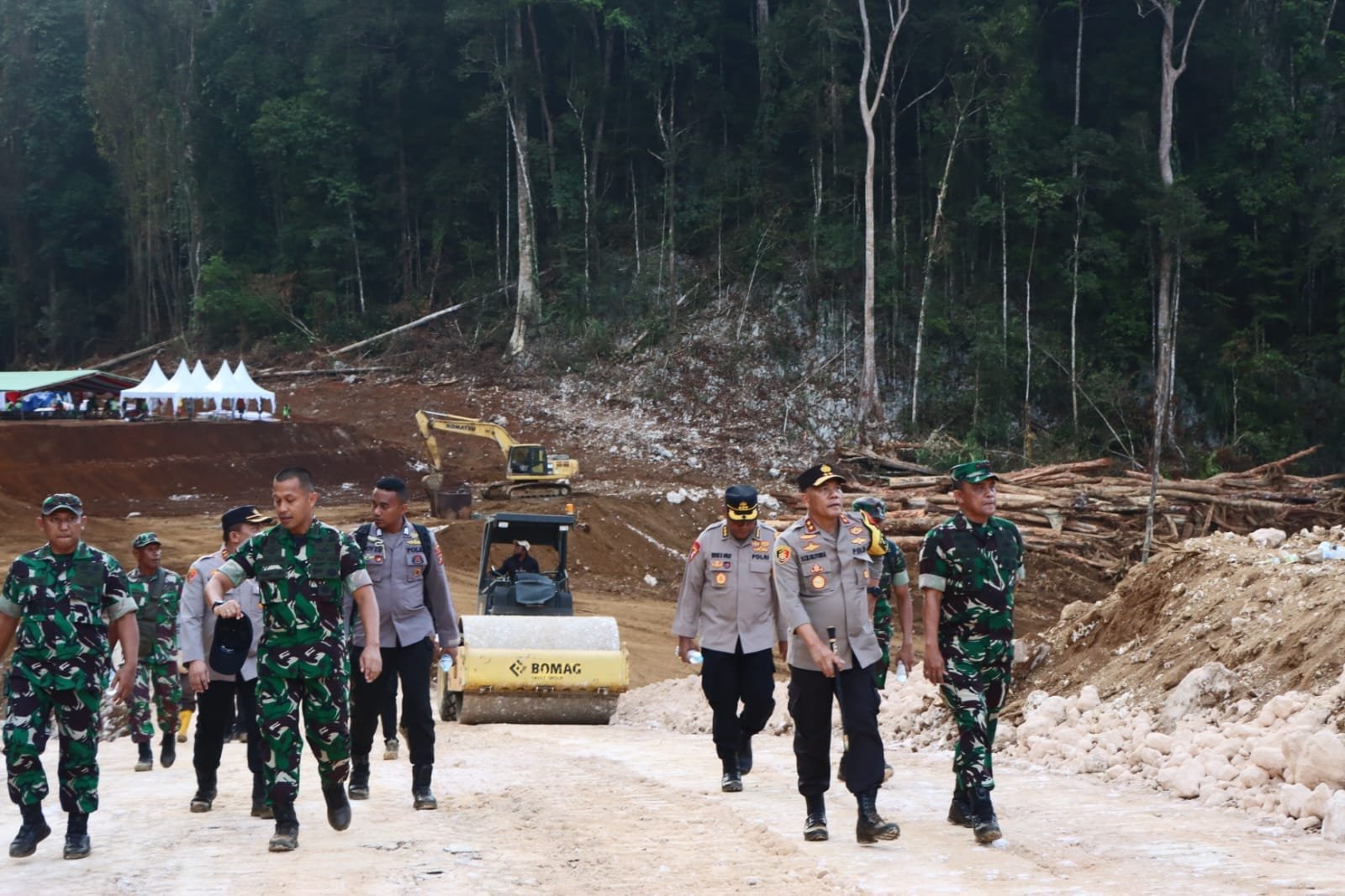 Besok Presiden Jokowi Tiba di Fakfak, Kapolda PB tinjau Kesiapan Groundbreaking Lokasi PSN Pupuk