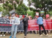 Sengketa Lahan Belum Selesai, Warga Desa Padang Lengkuas Kabupaten Lahat Aksi Damai di Kanwil BPN Sumsel
