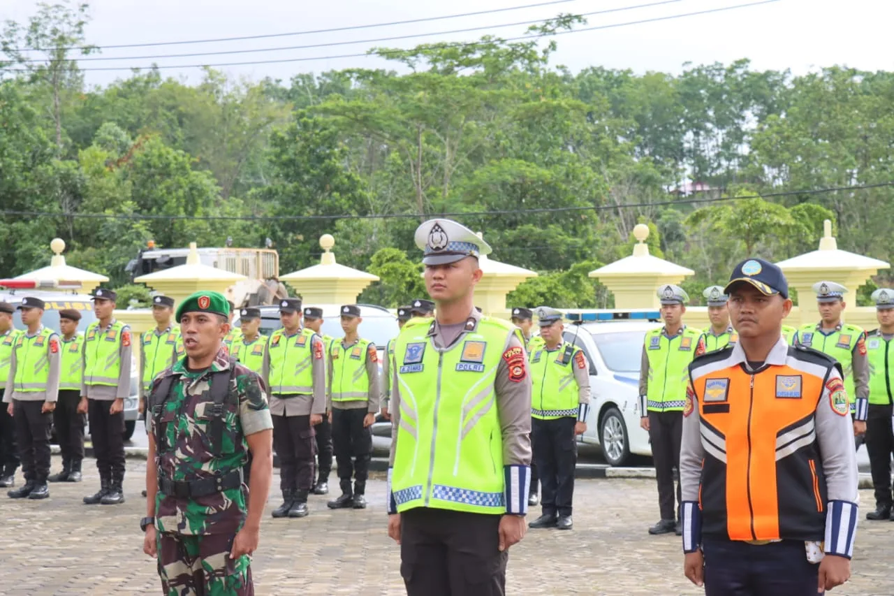 Polres Pali Apel Operasi Lilin Pengamanan Natal 2023