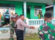 Angin Puting Beliung Hantam Pemukiman Warga, Aparat Gabungan TNI-POLRI di Terjun Ke Lokasi