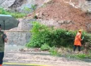 Curah Hujan Tinggi, 3 Tiang Listrik Roboh, Akses Jalan Menuju Bandara Atung Bungsu Longsor