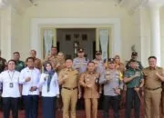 Pj Walikota Pagaralam, Kodim 0405/Lahat Vidcon Bersama Pemerintah Pusat