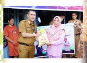 Setwan Muba Peduli Korban Banjir Salurkan Bantuan Sembako