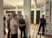 Kapolres Pagaralam Pantau Kondisi Terkini Pengamanan Logistik Pemilu