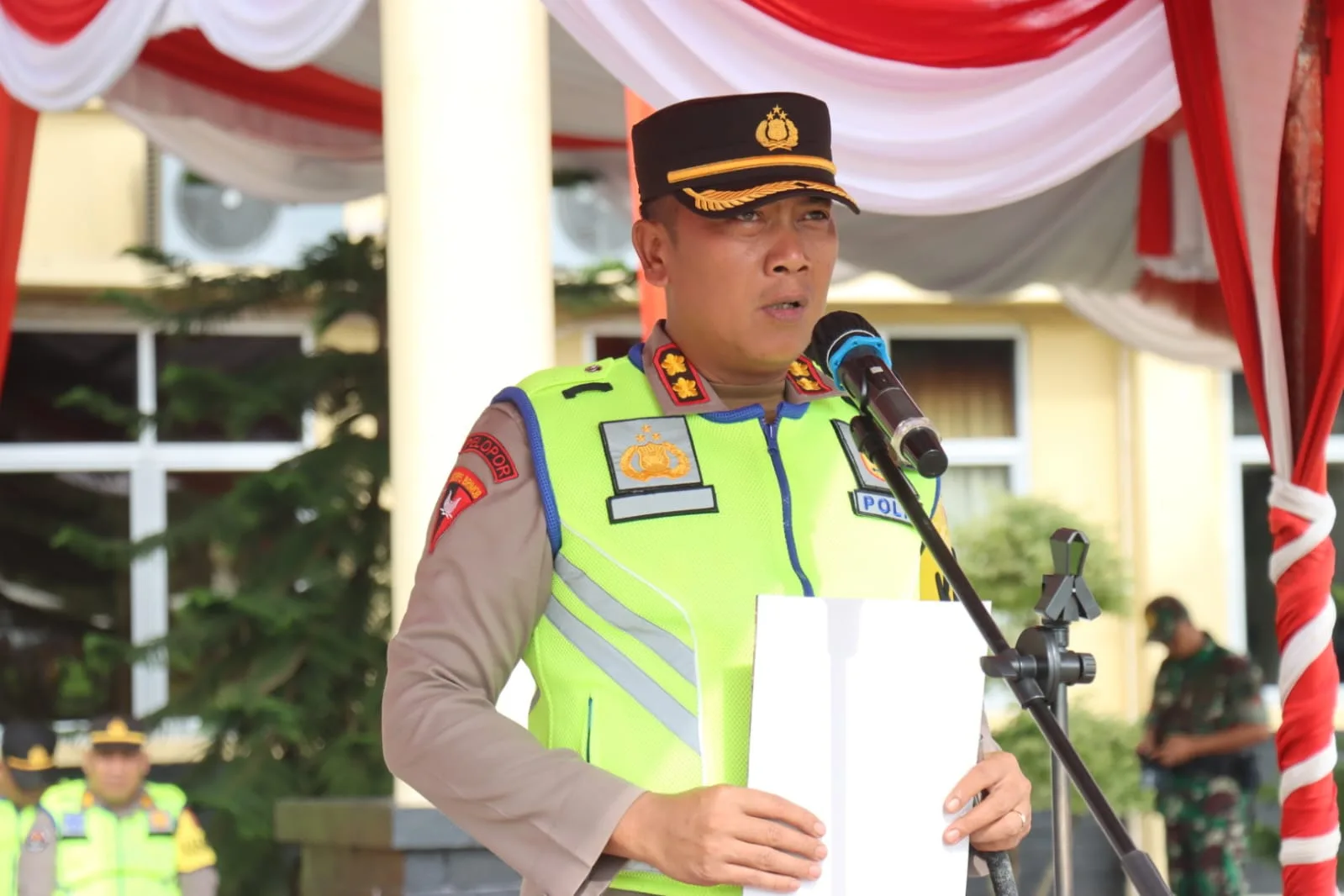 Polres PALI Apel Pergeseran Personil Pam TPS