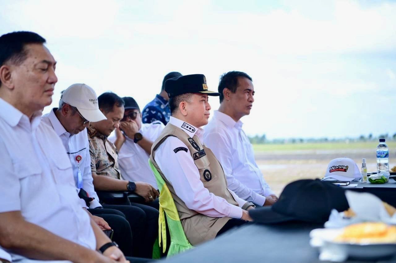 Mentan RI Tinjau Kegiatan Upsus Optimalisasi Lahan Rawa Tahun 2024 di Banyuasin