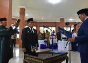 Pj Bupati Asmar Wijaya Melantik PJ Sekda OKI