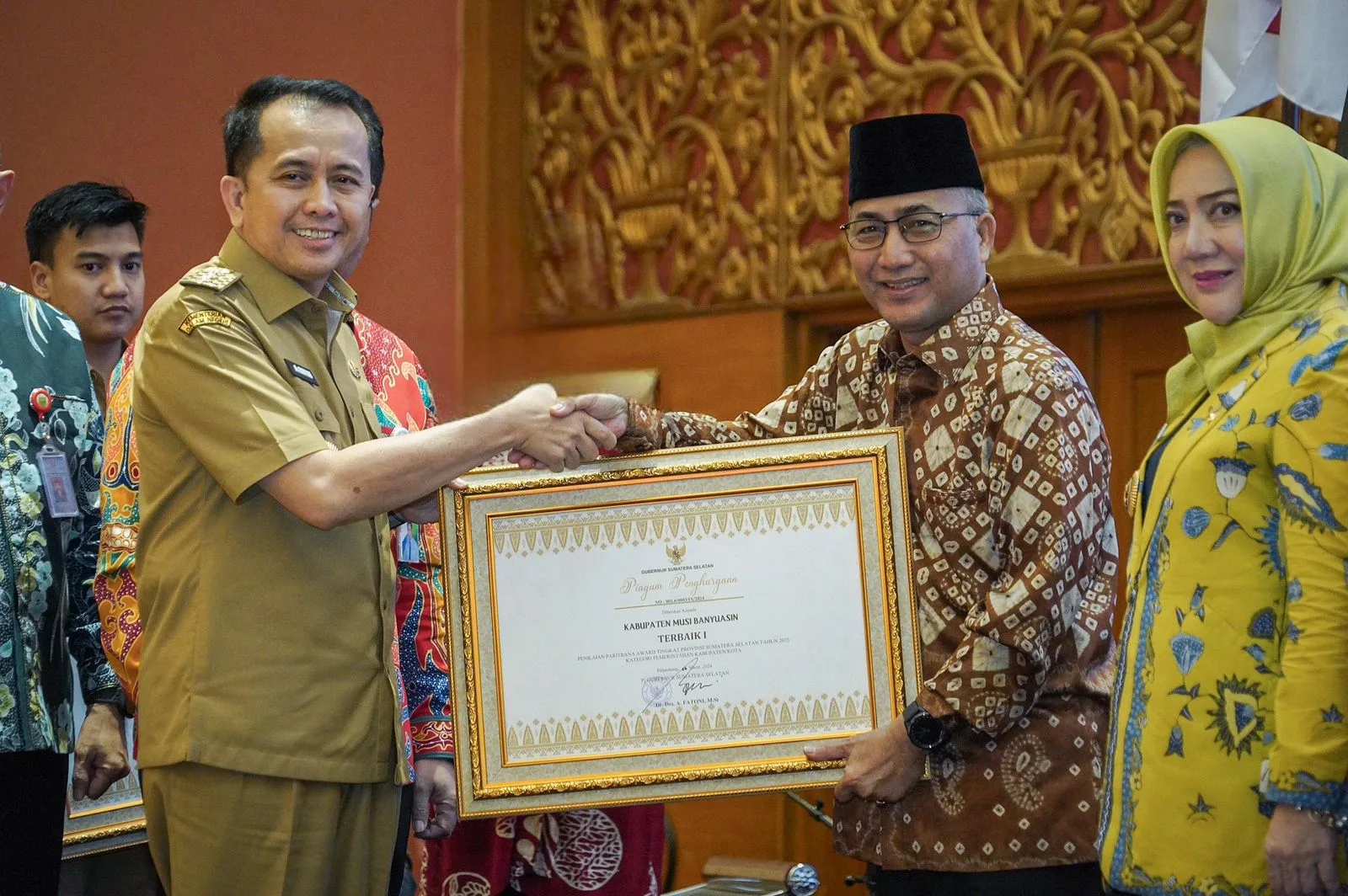 Pemkab Muba Raih Juara Paritrana Award