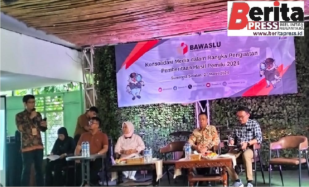 Bawaslu Sumsel Ajak Media Konsolidasi Pemberitaan Hasil Pemilu 2024