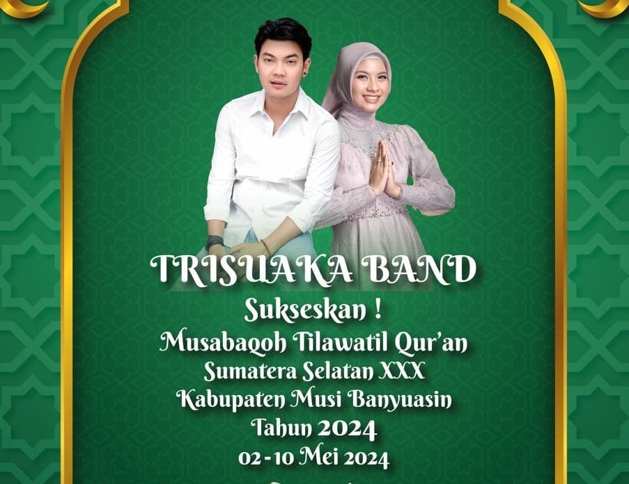 Bawakan Lagu Aisyah, Tri Suaka Bakal Meriahkan MTQ XXX di Muba