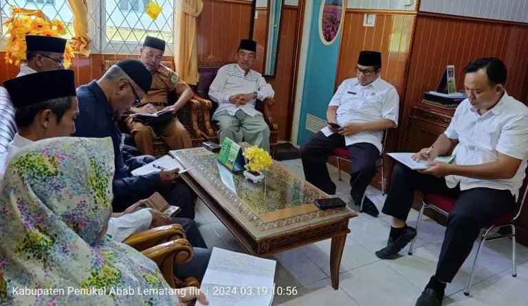 Pemkab PALI Bersama Kemenag Gelar Rapat Penetapan Zakat Fitrah Ramadhan 1445 H