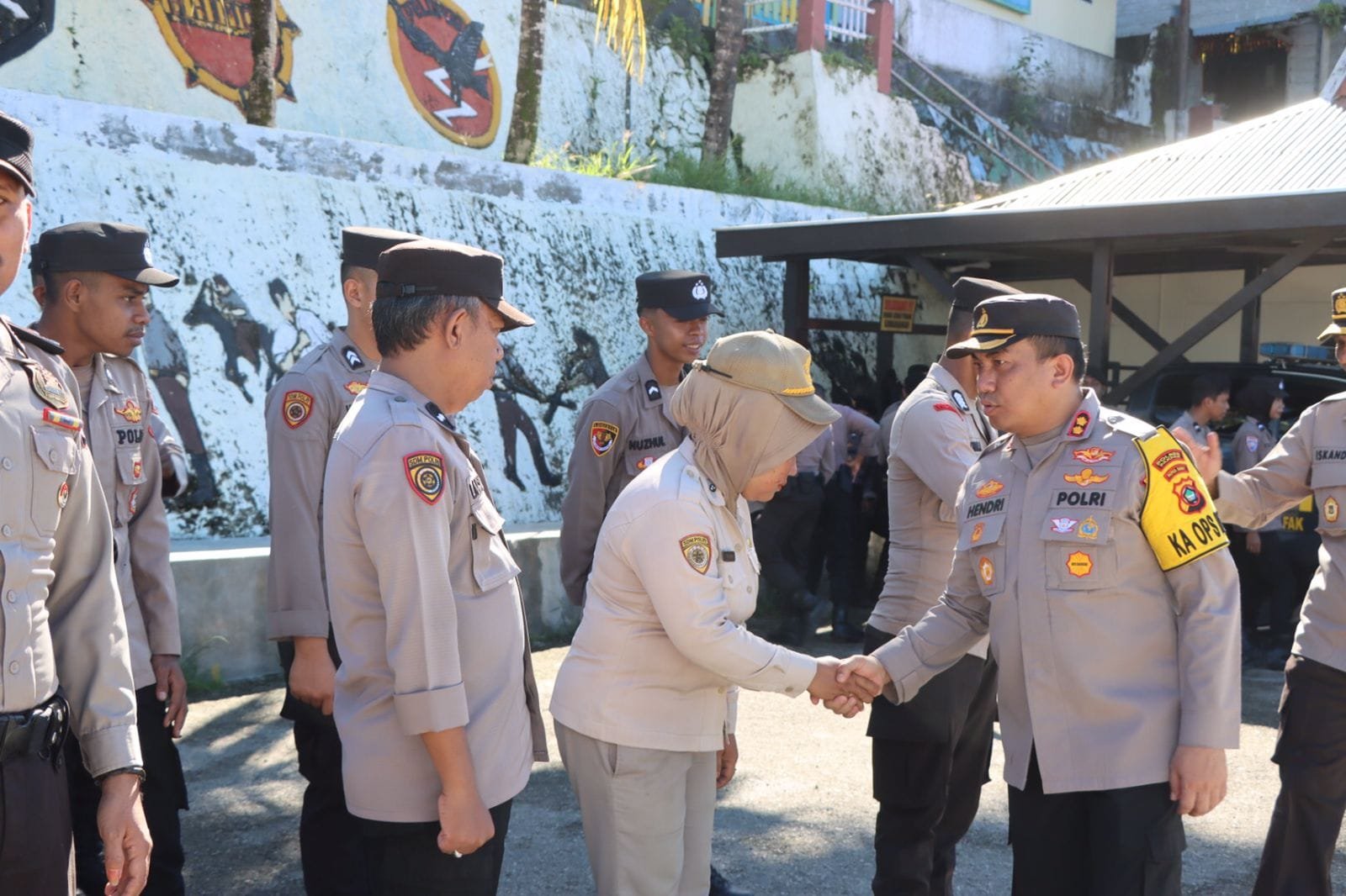 Keluarga Besar Polres Fakfak Laksanakan Halal Bihalal,Tingkatkan Tali Silaturahmi