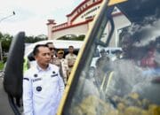 Pj Gubernur Agus Fatoni Stop Angkutan Truk Penyebab Kemacetan yang Melintas di Jalan Palembang – Betung