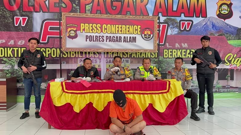 Pasal Ngantri di ATM, Fernando Ditangkap Team Opsnal Polres Pagar Alam