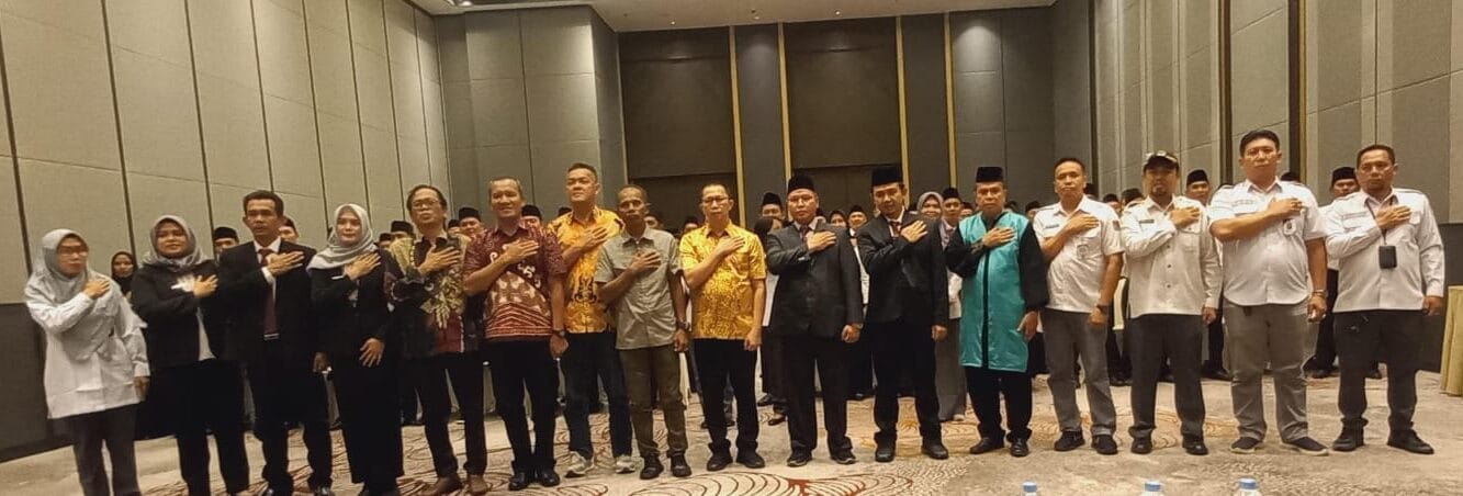 KPU Lahat Lantik Panitia Pemilihan Kecamatan