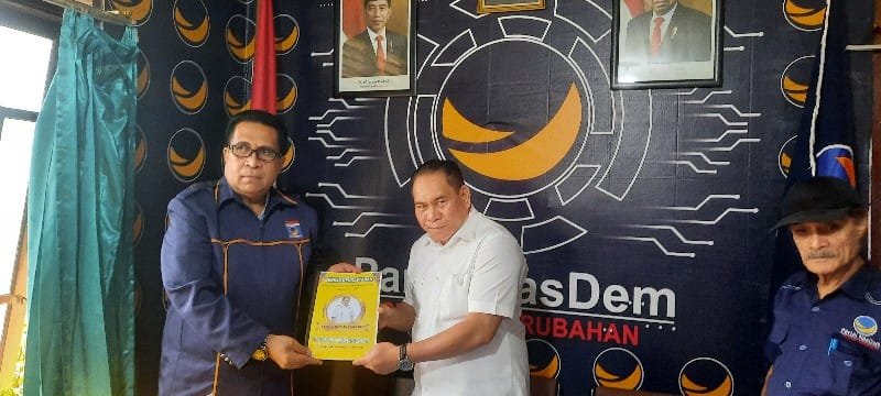 Diantar Pendukung Dan Simpatisan, Samaun Dahlan Resmi Daftar di NasDem
