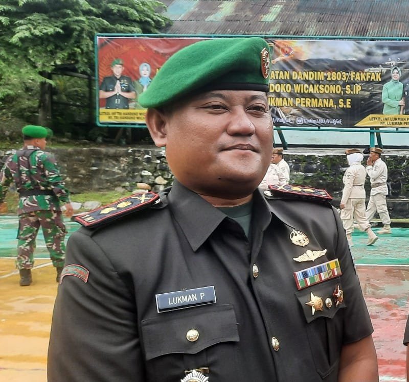 Letkol Inf Lukman Permana,SE Resmi Jabat Dandim 1803/Fakfak