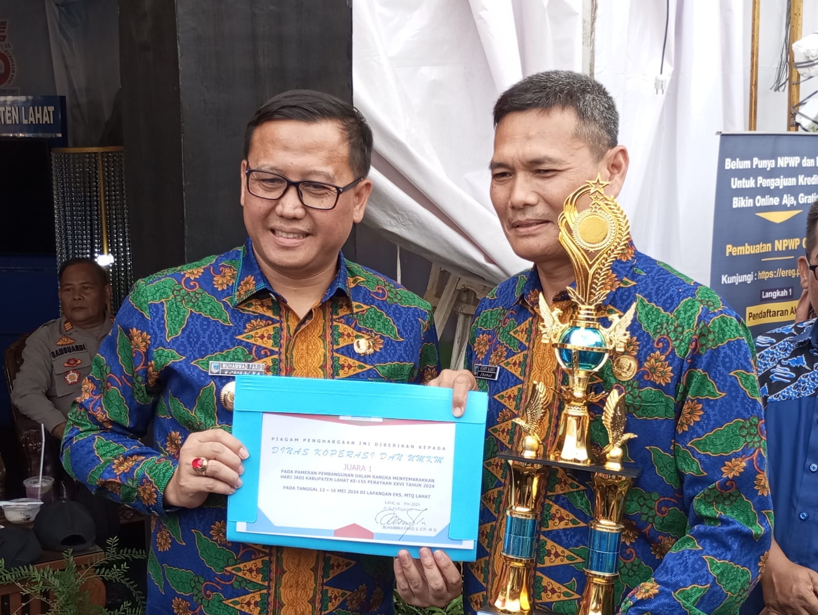 Demi Kemajuan, Pj Bupati Dukung UMKM Kabupaten Lahat