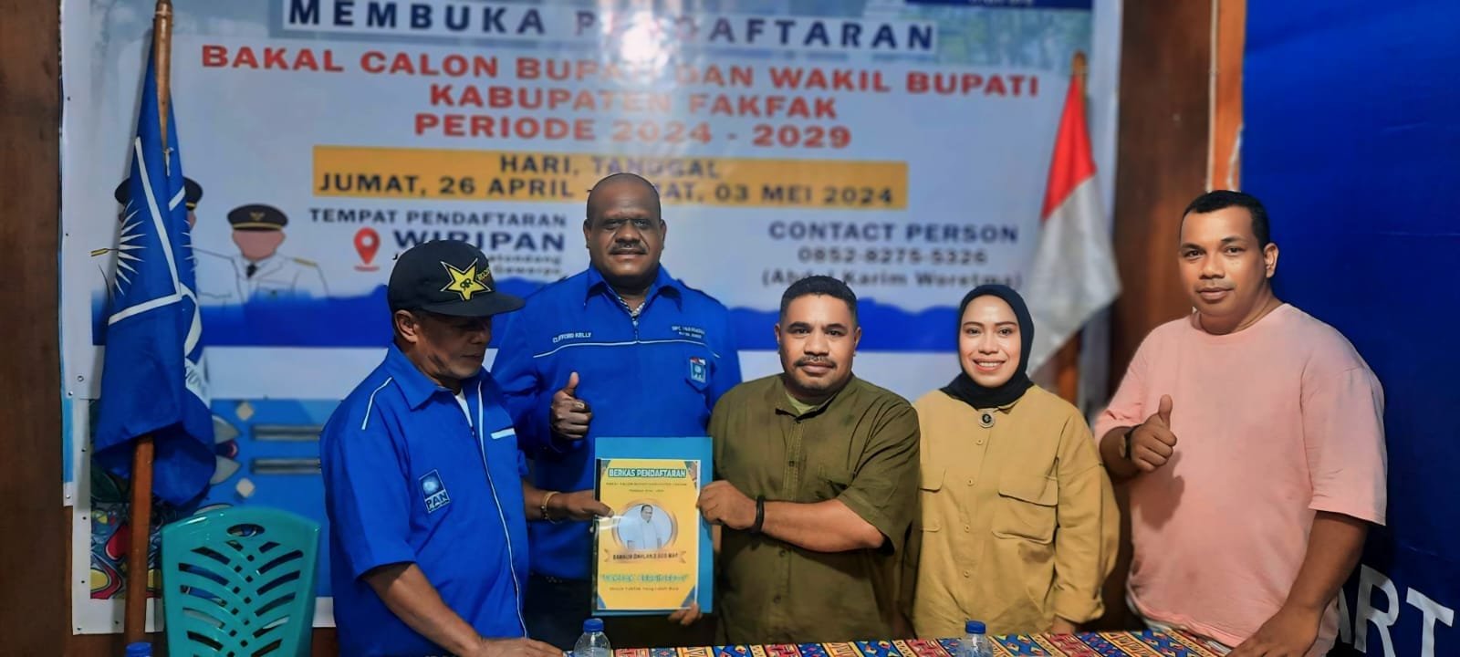 LO Samaun Dahlan Kembalikan Form Pendaftaran Ke DPD PAN, Ini Harapan Sofyan Kilian