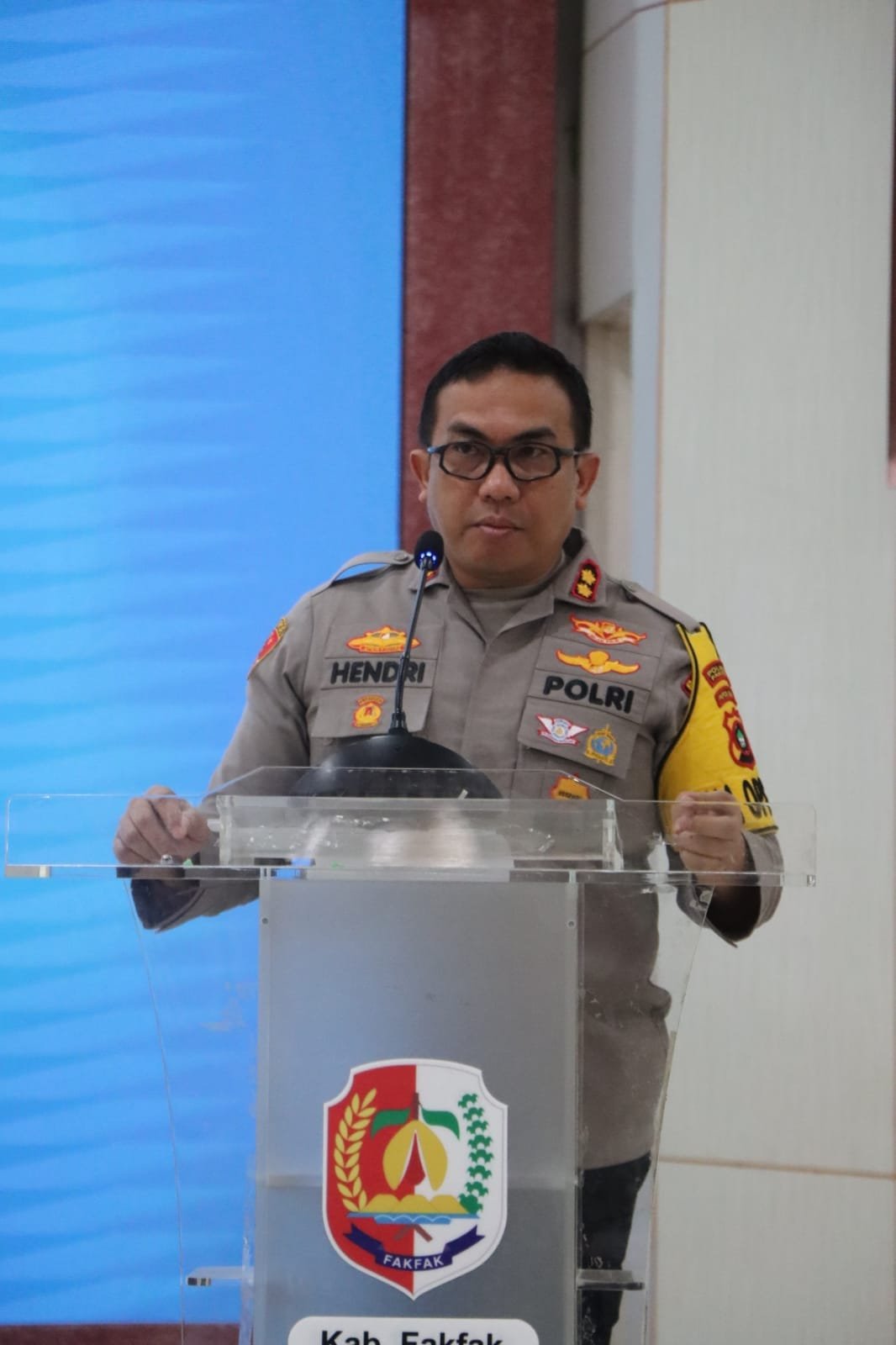 AKBP Hendriayana, Pimpin Kegiatan Analisa dan Evaluasi Atas Kinerja Pada Kepolisian Resor Fakfak