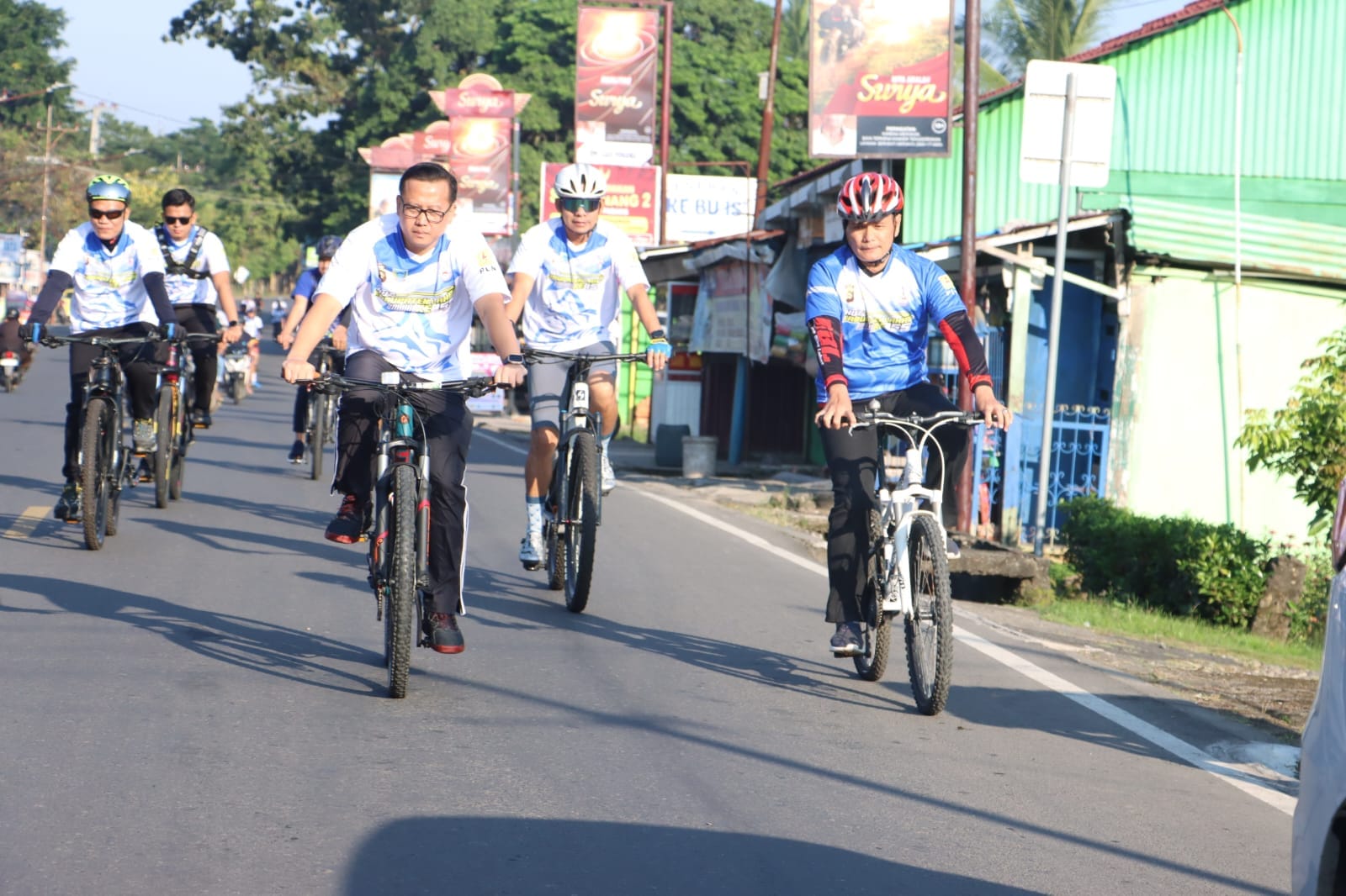 Polres Lahat Fun Bike Adventure Dalam Rangka Hari Bhayangkara ke 78