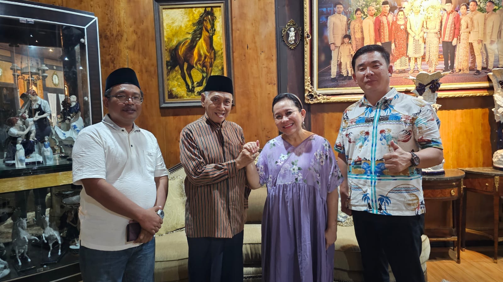 Silaturahmi di PKN Sumsel, Pak De Slamet Sebut Lucianty Pemberani