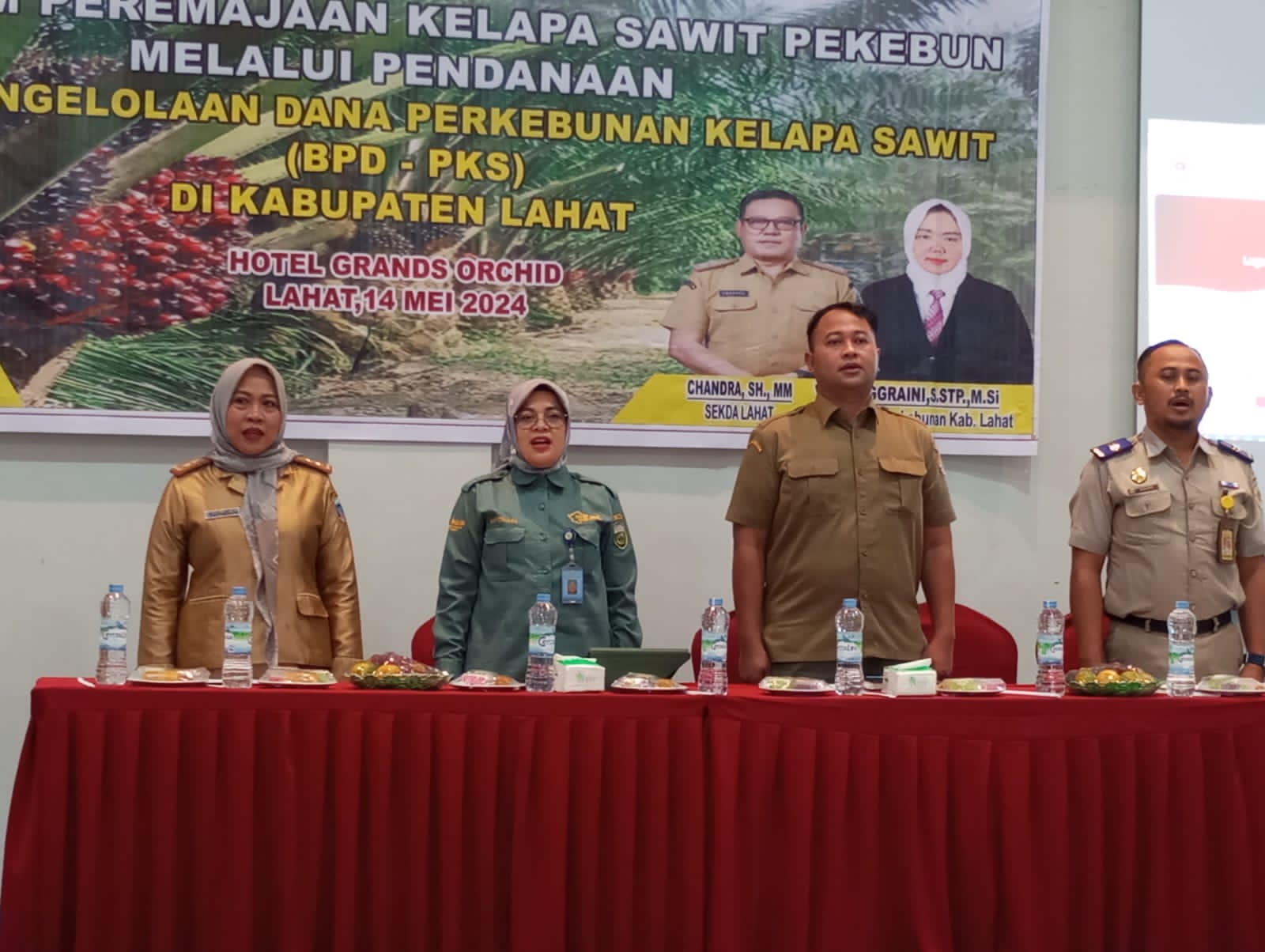 Dinas Perkebunan Lahat Sosialisasi Program Peremajaan Sawit