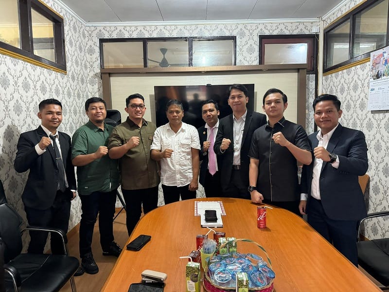 ADV Rilo Budiman dan Tim Gerindra Palembang Berkoordinasi dengan Kepolisian Terkait Persiapan Pemilihan Walikota