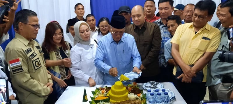 Pak De Slamet Resmikan Posko Pemenangan ‘Semua Pingin Slamet’