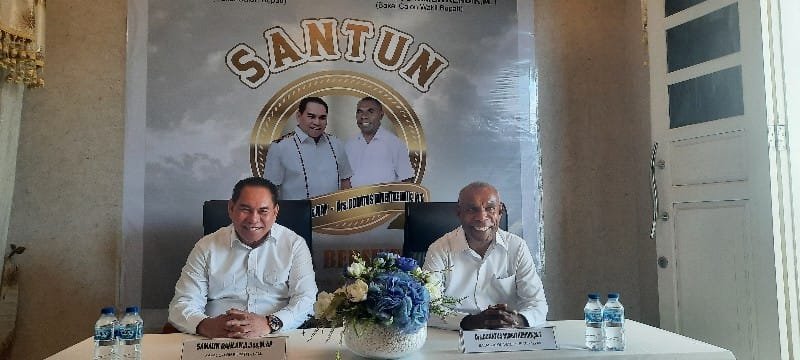 Resmi Samaun Donatus Duet di Pilkada Fakfak, Berjargon “SANTUN”