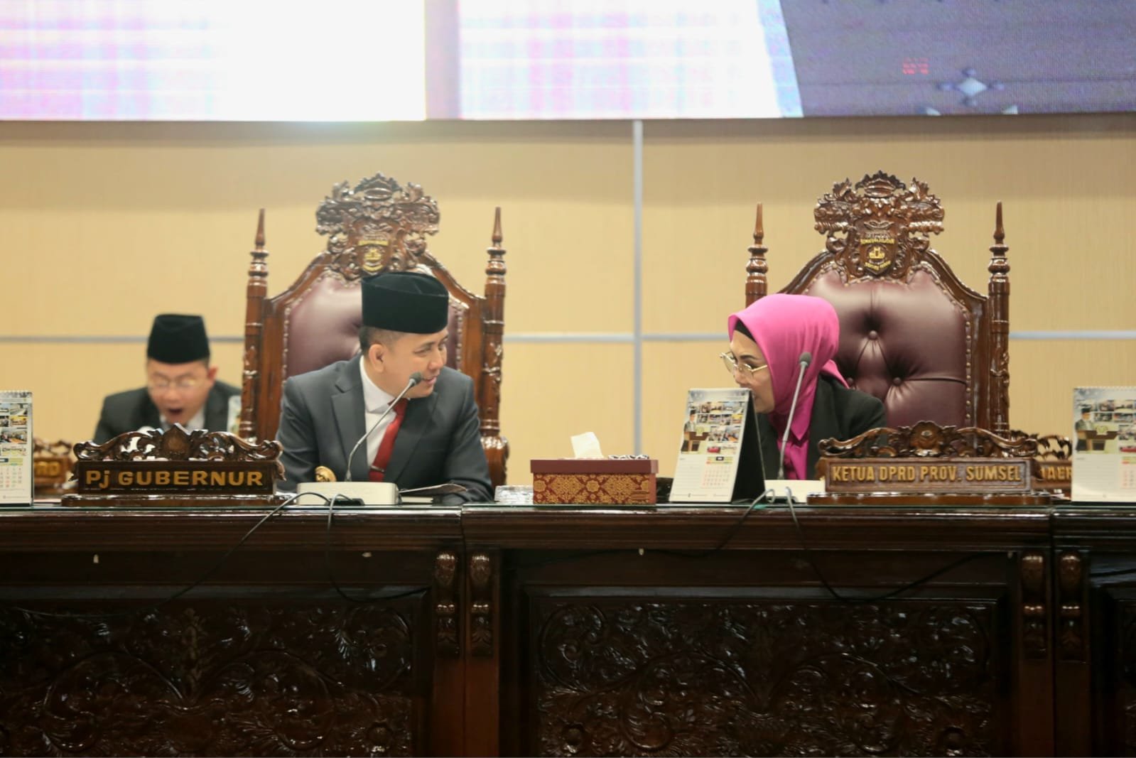 Pj Gubernur Agus Fatoni Hadiri Rapat Paripurna LXXXI DPRD Provinsi Sumsel