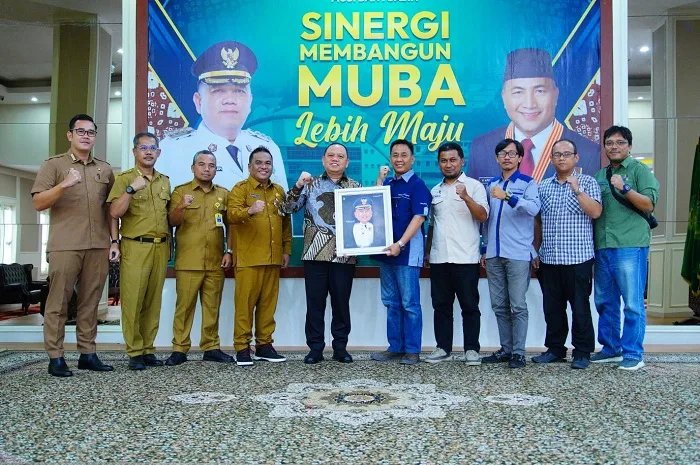 Pj Bupati Muba H Sandi Fahlepi Terima Audiensi Jajaran Harian Sumeks