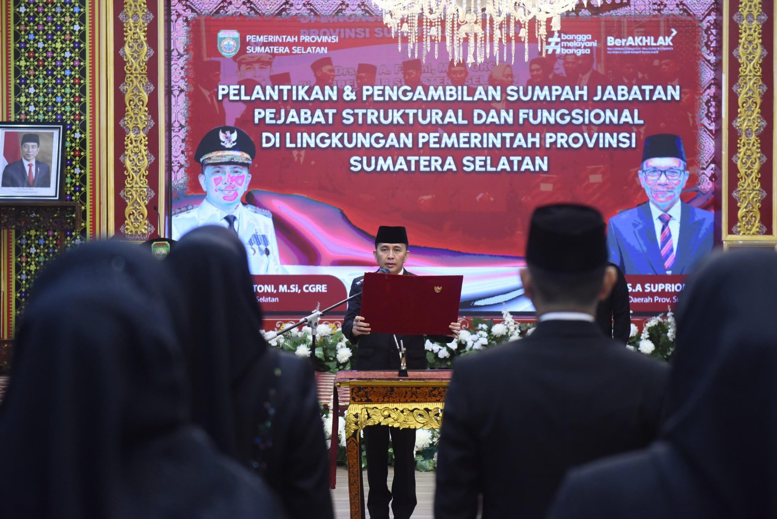 Pj Gubernur Agus Fatoni Lantik 21 Pejabat Struktural dan Fungsional di Lingkungan Pemprov Sumsel