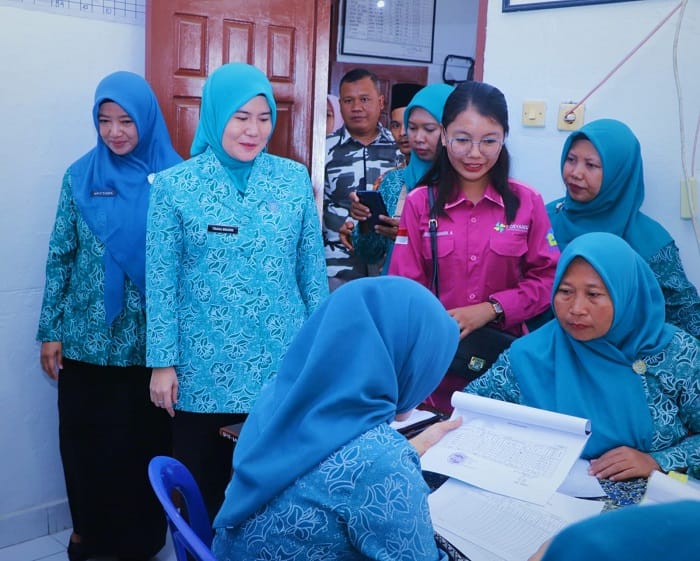 Tingkatkan Kualitas Kesehatan Masyarakat, TP PKK Muba Pembinaan PHBS dan Kader Posyandu