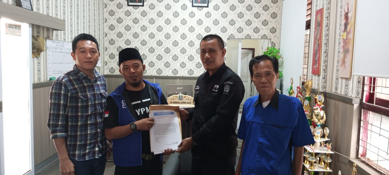 Tim Kemenangan Yudha Serahkan Surat di Kecamatan dan Kelurahan