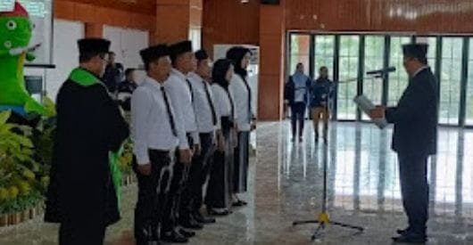 Komisi Pemilihan Umum PALI Melantik 213 Anggota Panitia Pemungutan Suara
