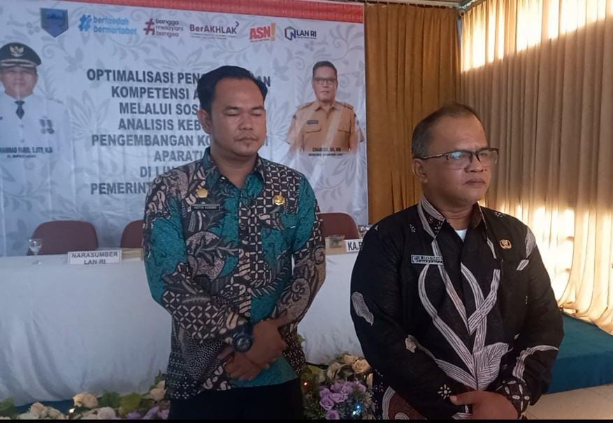 Sosialisasi Optimalisasi Pengembangan Kompetensi Aparatur di Kabupaten Lahat Tahun 2024