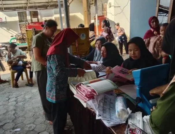 Pemerintah Desa Beruge Darat Fasilitasi Kegiatan Posyandu