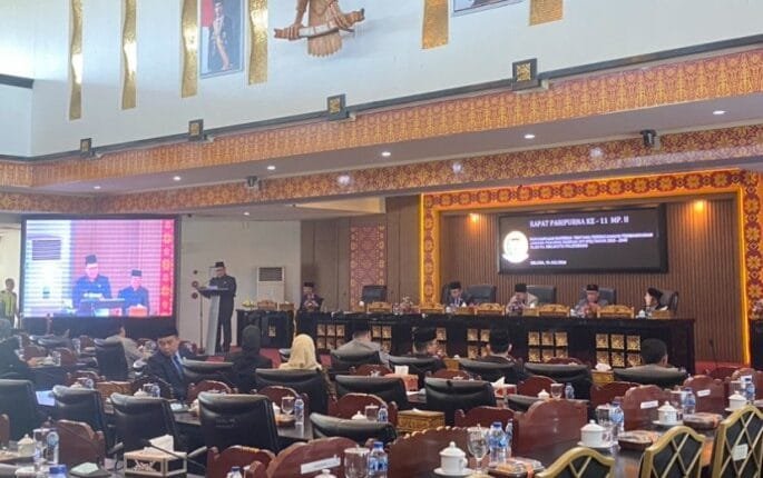 DPRD Palembang Paripurna Penyampaian Raperda RPJPD Tahun 2025-2045 oleh Pj Walikota Palembang